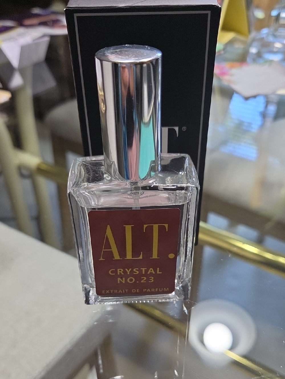 Crystal No. 23 Parfum Spray - Red Bottle Accent